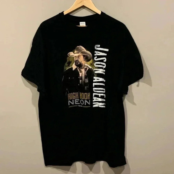 Gildan Other - Jason Aldean  High Noon Neon Tour Concert T-Shirt